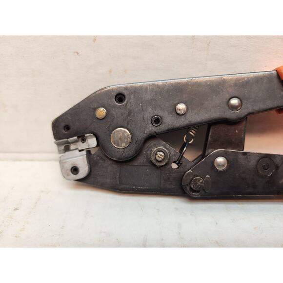 Rare hard to find Thomas & Betts Shure Stake WT1806 ratchet Manual Crimp Tool - Picture 5 of 7